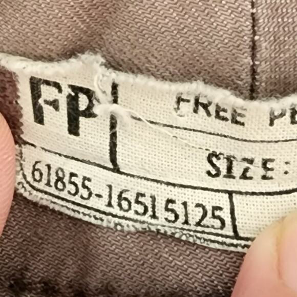 Free People Skinny Jeans Women 28 Mid Rise Taupe 5 pocket 61855-16525 - Picture 7 of 8